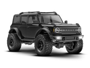 Traxxas TRX-4M Ford Bronco 1:18 4WD Electric Trail Crawler, Black (+ TQ, ECM-2.5, Titan 87T, 750mAh LiPo, USB Charger, Clipless Body)