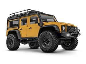 Traxxas TRX-4M Land Rover Defender 1:18 4WD Electric Trail Crawler, Tan (+ TQ, ECM-2.5, Titan 87T, 750mAh LiPo, USB Charger, Clipless Body)