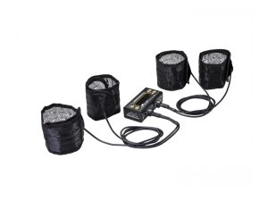 ARROWMAX AM Tyre Warmer (1/8th) & Batt Warmer With Bag Black Golden