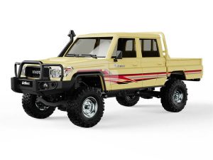 UDI RC, UDI RC TOYOTA LAND CRUISER RTR 1/18 DOUBLE CAB BRUSHED - SAND