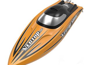 VOLANTEX VECTOR SR80 PRO ARTR BOAT (NO BATT)- BLACK/ORANGE
