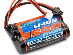 VOLTZ LI-ION 7.4V 1500MAH BATTERY WITH SM2.5 CONNECTOR ABSIMA - POLARITY OPTION 2