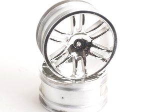 Schumacher Wheel; Twin 6 Spoke Chrome - BIG 6