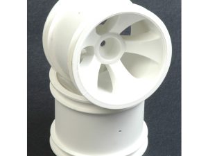 Schumacher White Wheel;  5 Spoke - Menace        (pr)